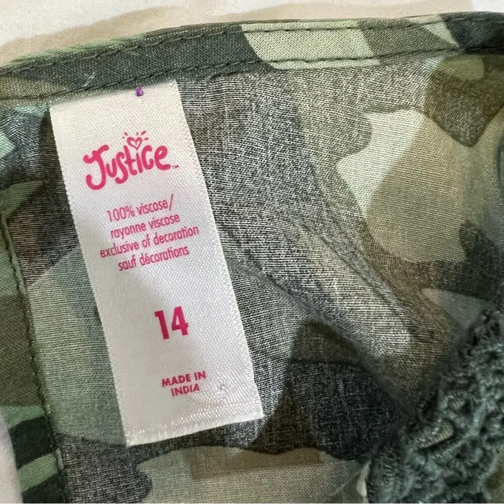 Justice Romper Size 14